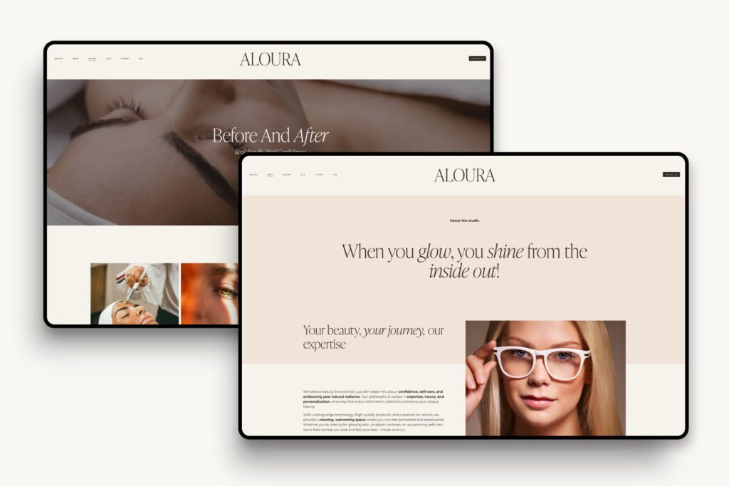 Squarespace Templates That Solve Real Business Problems: Website Design for Coaches, Beauty Salons, and Consultants 3 4 CM